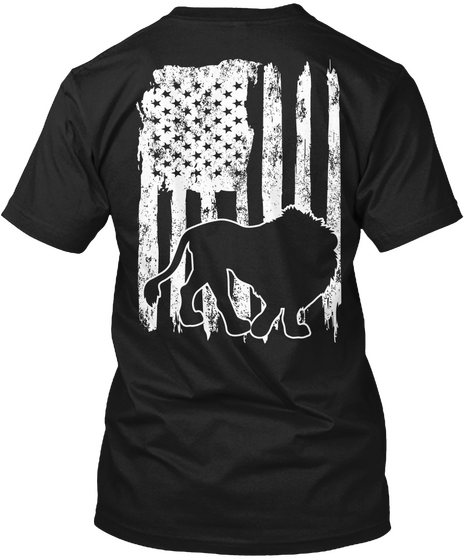 Limited Editon !!! Leo Flag Black Maglietta Back