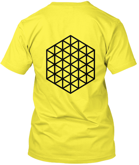 A Perfect Combo Of Smart Words And Color Yellow T-Shirt Back