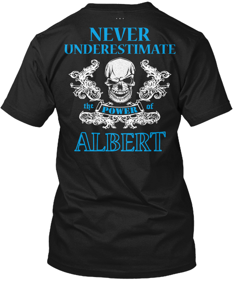 Albert! For Dad   Mother Below Black Maglietta Back