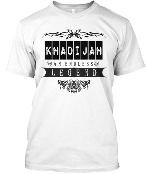 Khadijah An Endless Legend White áo T-Shirt Front