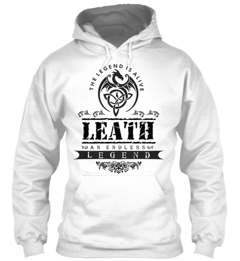 The Legend Is Alive Leath An Endless Legend White Camiseta Front