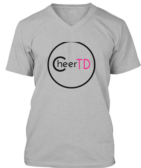 Cheer Td Athletic Heather T-Shirt Front