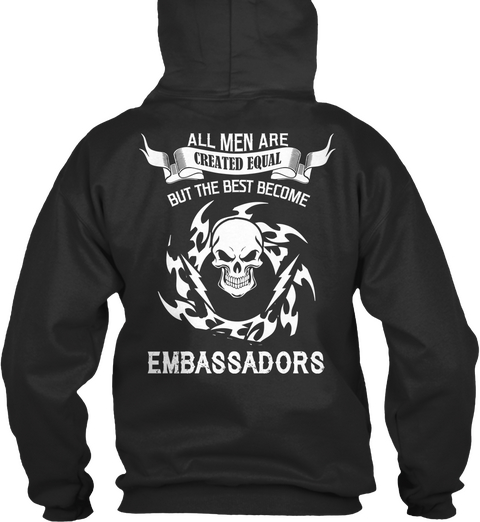 Embassadors Jet Black T-Shirt Back