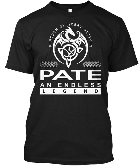 Pate An Endless Legend Black Maglietta Front