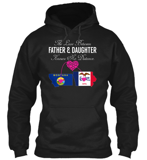 Father Daughter   Montana Iowa Black Kaos Front