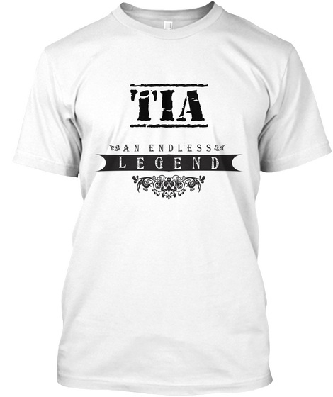 Tia An Endless Legend White T-Shirt Front