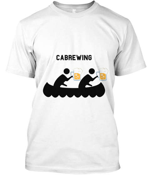 Cabrewing White T-Shirt Front