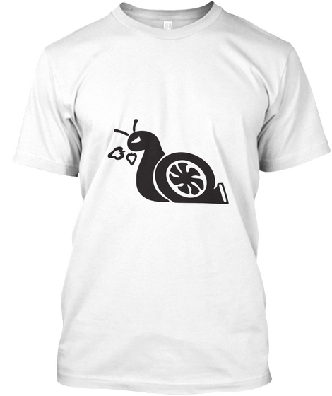 Boosted Snail White T-Shirt Front
