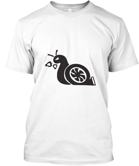 Boosted Snail White áo T-Shirt Front