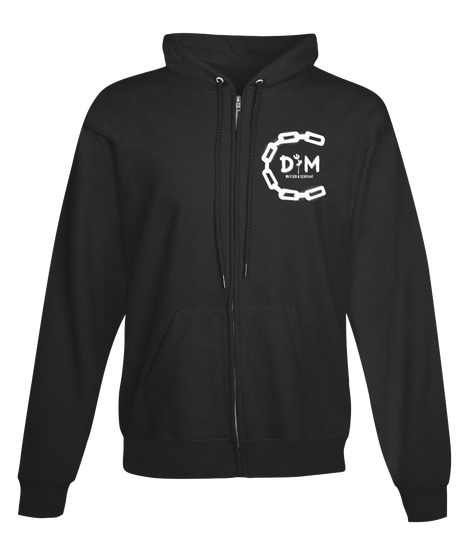 D M Jet Black Camiseta Front