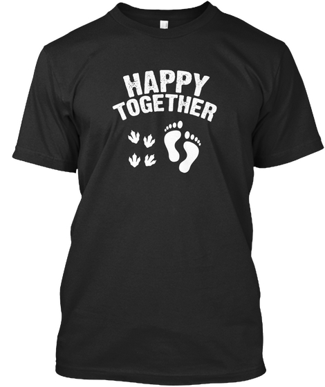 Happy Together Black T-Shirt Front