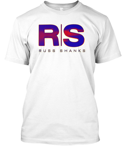Russ Shanks Lyrical T Shirt Heat Sig White T-Shirt Front