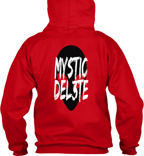 Mystic Del3 Te Red Kaos Back