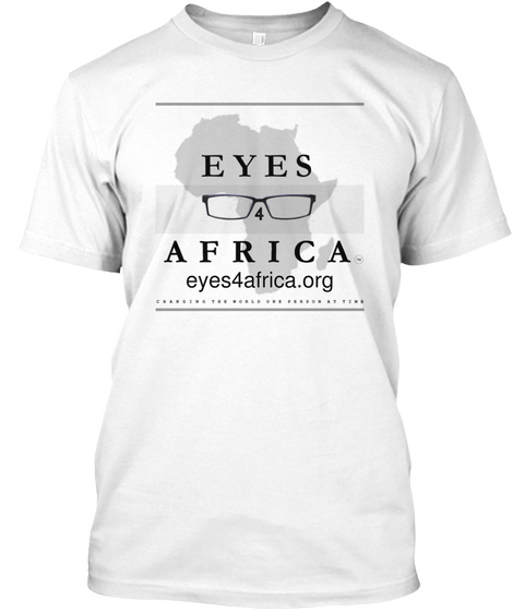 Eyes Africa Eyes4africa.Org White T-Shirt Front