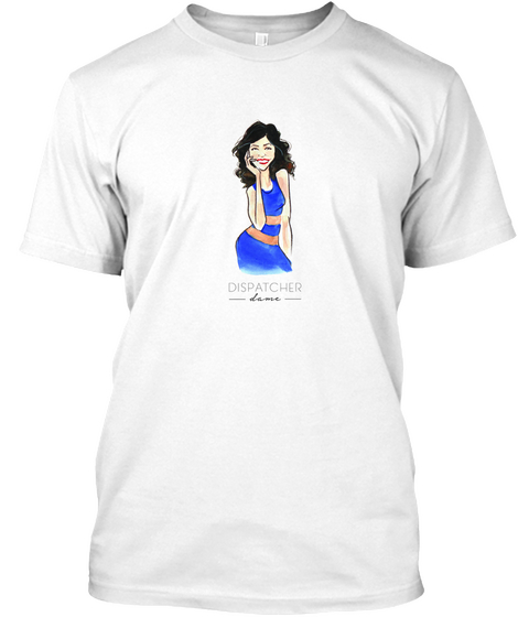 Dispatcher Lame White T-Shirt Front