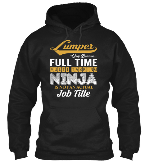 Lumper   Ninja Black áo T-Shirt Front