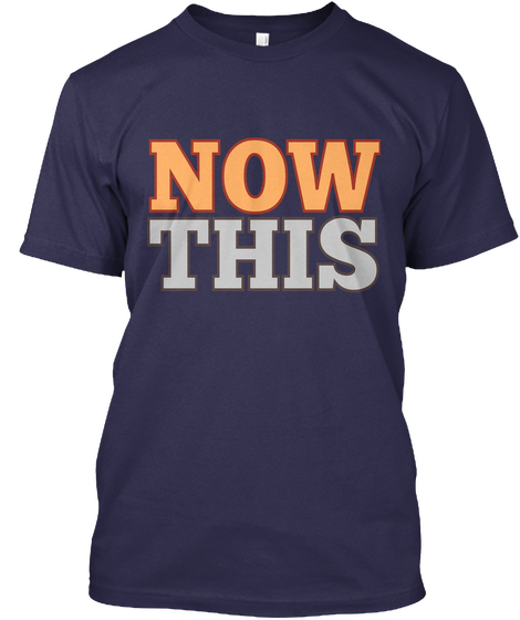 Now This Navy áo T-Shirt Front