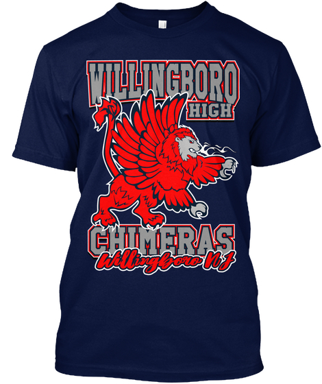 "The Boro" Chimera Tshirt Navy Camiseta Front
