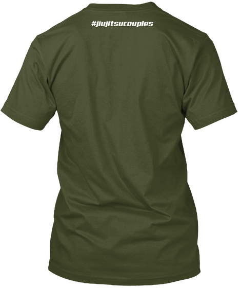 Filipino Jiujiteiro Shirts Military Green T-Shirt Back