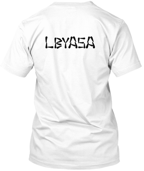 Lby As A White Camiseta Back