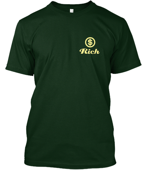 Rich Forest Green T-Shirt Front