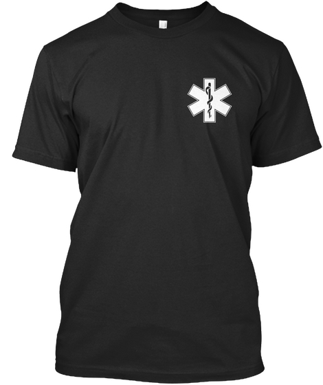 Retired Emt Shirt   Damn Proud! Black T-Shirt Front