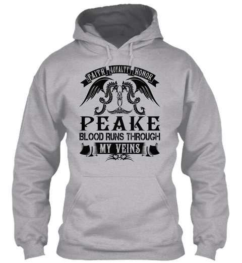 Peake   My Veins Name Shirts Sport Grey Kaos Front