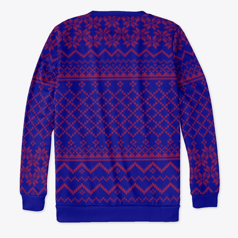 Holiday Sweater Dark Navy Camiseta Back