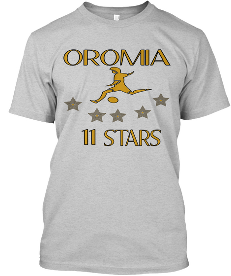 Oromia 11 Stars Light Steel áo T-Shirt Front