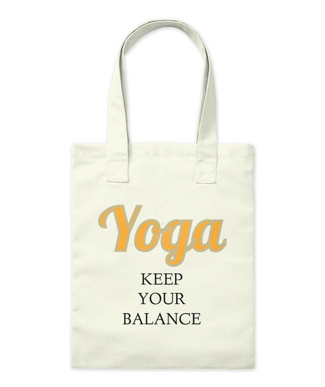 Yoga Keep
Your
Balance Natural T-Shirt Front