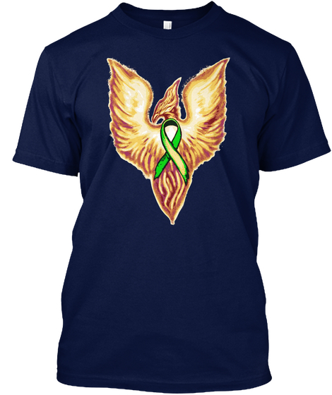  Lyme Warrior Navy Camiseta Front
