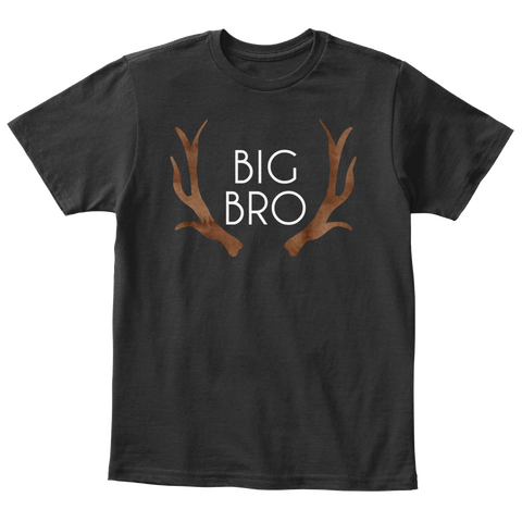 Big Bro Black T-Shirt Front