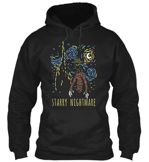 Starry Nightmare Black Camiseta Front