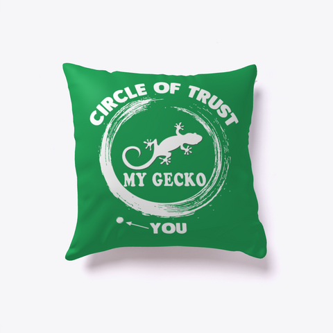 Gecko Pillow Lover Green Maglietta Front