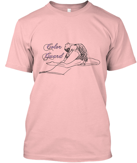 Color Guard Pale Pink Maglietta Front