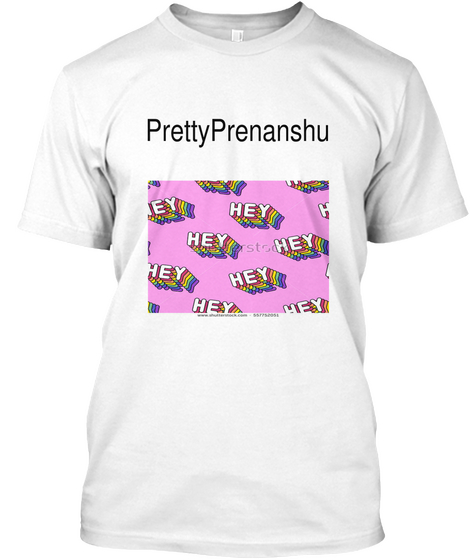 Pretty Prenanshu White Camiseta Front