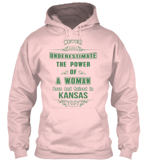 Kansas Light Pink áo T-Shirt Front