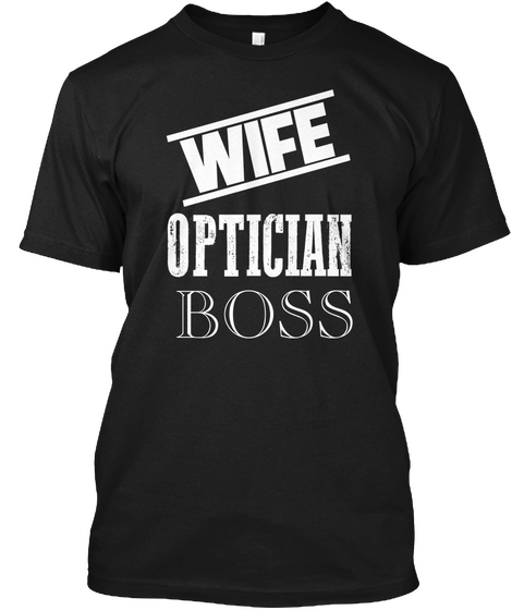 Design Boss Optician Black Camiseta Front