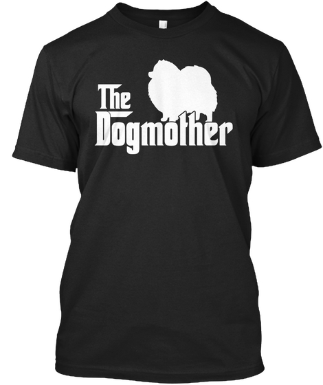 The Dogmother Black T-Shirt Front