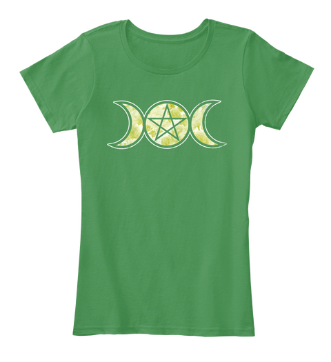 Triple Goddess Kelly Green  Camiseta Front