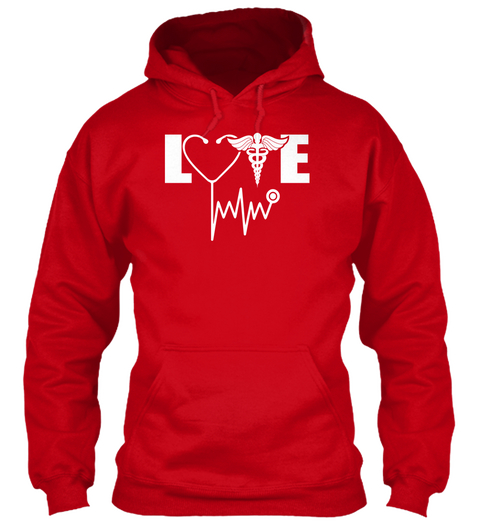 Love  Red Camiseta Front