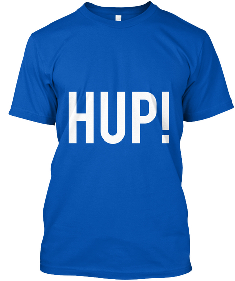 Hup! Royal T-Shirt Front