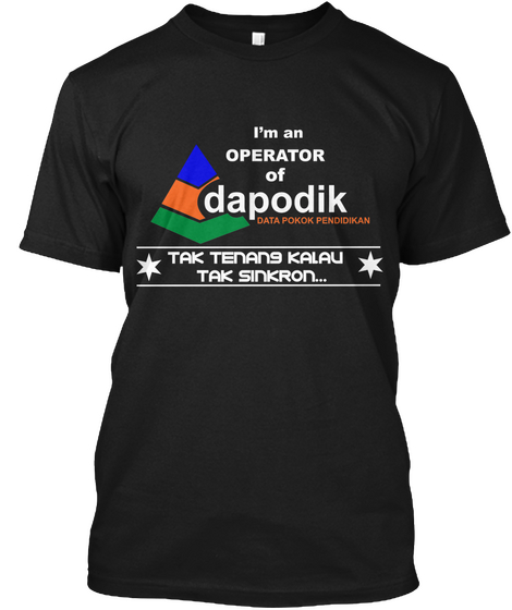 Dapdik01 Black T-Shirt Front