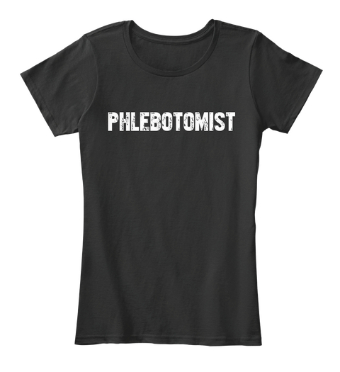 Phlebotomist Black Kaos Front