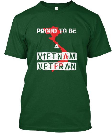 Proud To Be A Vietnam Vietnam Deep Forest áo T-Shirt Front