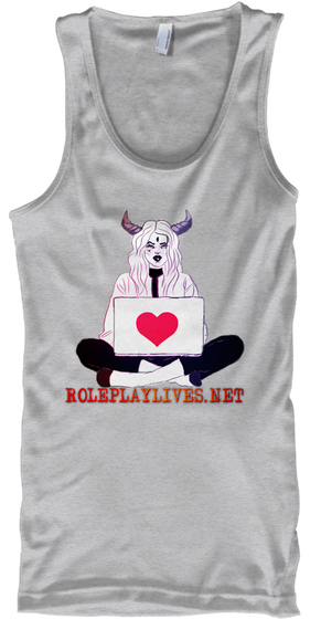 Roleplay Lives.Net Sport Grey T-Shirt Front