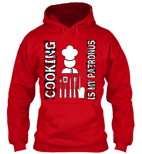 Cooking Is My Patronus Red T-Shirt Front