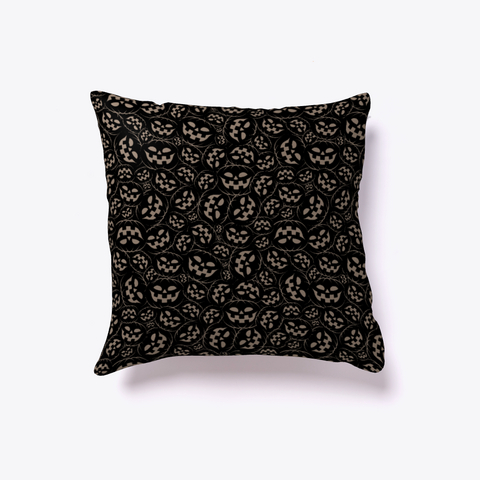 Halloween Pillow(Smart Design) Black Camiseta Back