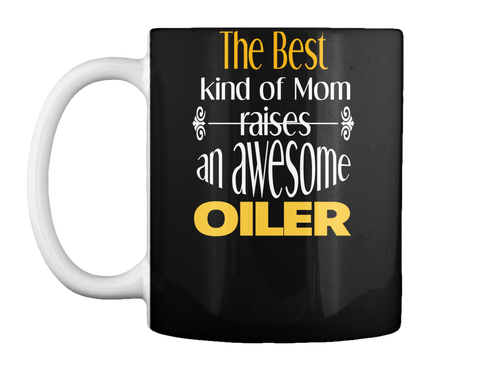 Raises Awesome Oiler Black T-Shirt Front
