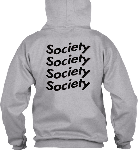 Society Launch Sport Grey T-Shirt Back